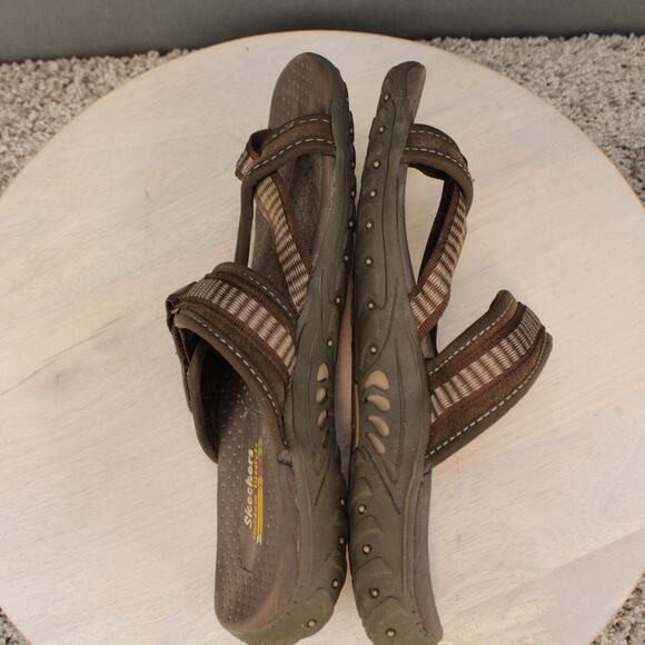 Skechers Sport Sandals Adjustable Outdoor Mens 8 Brown Shoes - Picture 7 of 10